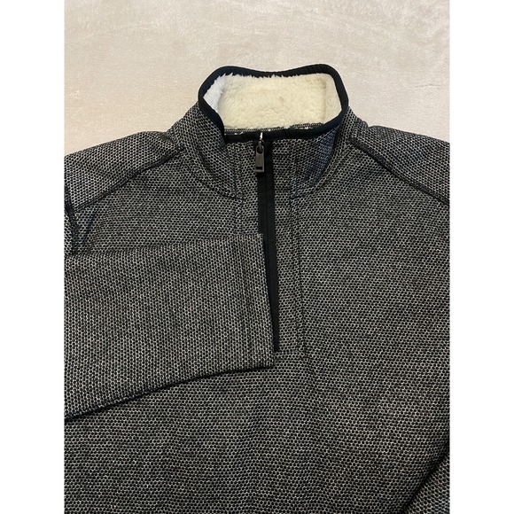 Orvis Men's Classic Collection fleece Sherpa Lined quarter zip pullover Size M - Picture 1 of 7